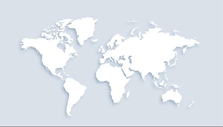 World map highlighting Proforma's served regions